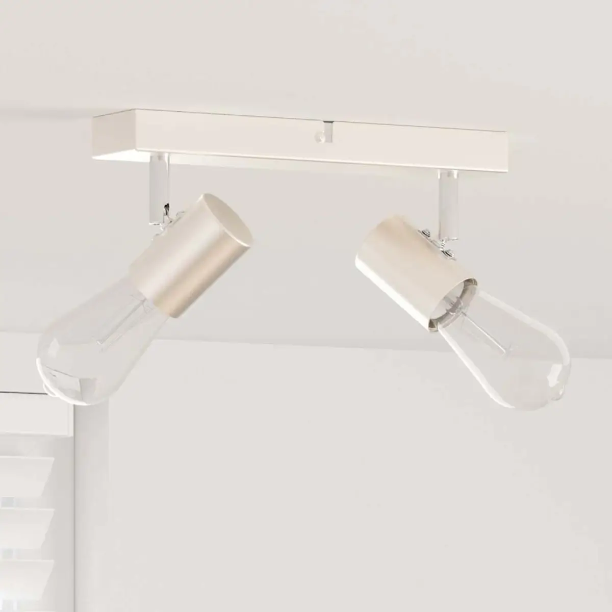 vidaXL vidaXL Ceiling Spotlight Nickel 26 x 6.5 x 11.5 cm Metal - Spotlight