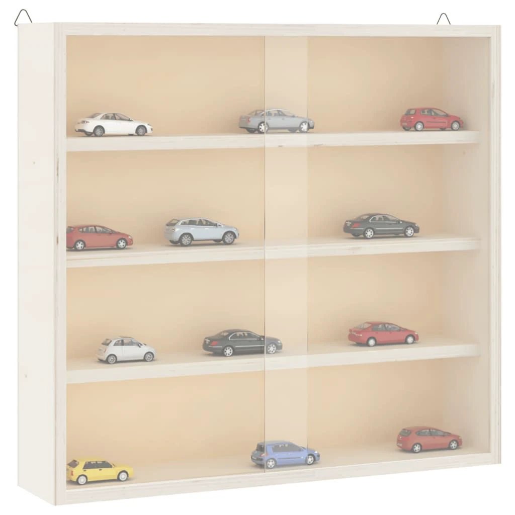 vidaXL vidaXL Wall Display Cabinet with Doors 40x8.5x37 cm - Display Cabinet