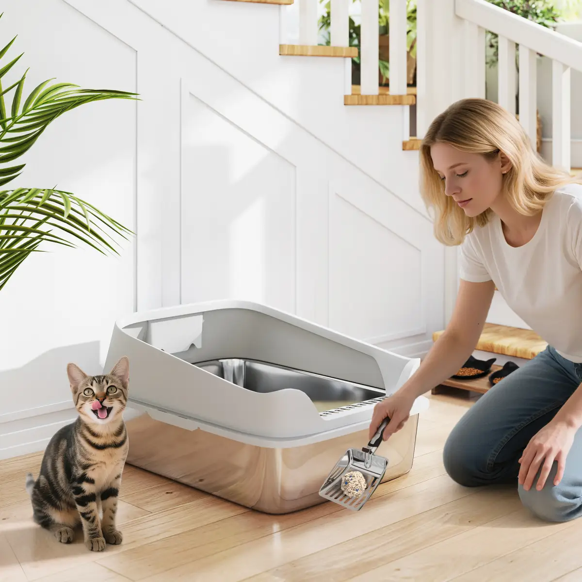 N/A Cat Litter Box - Cat Litter