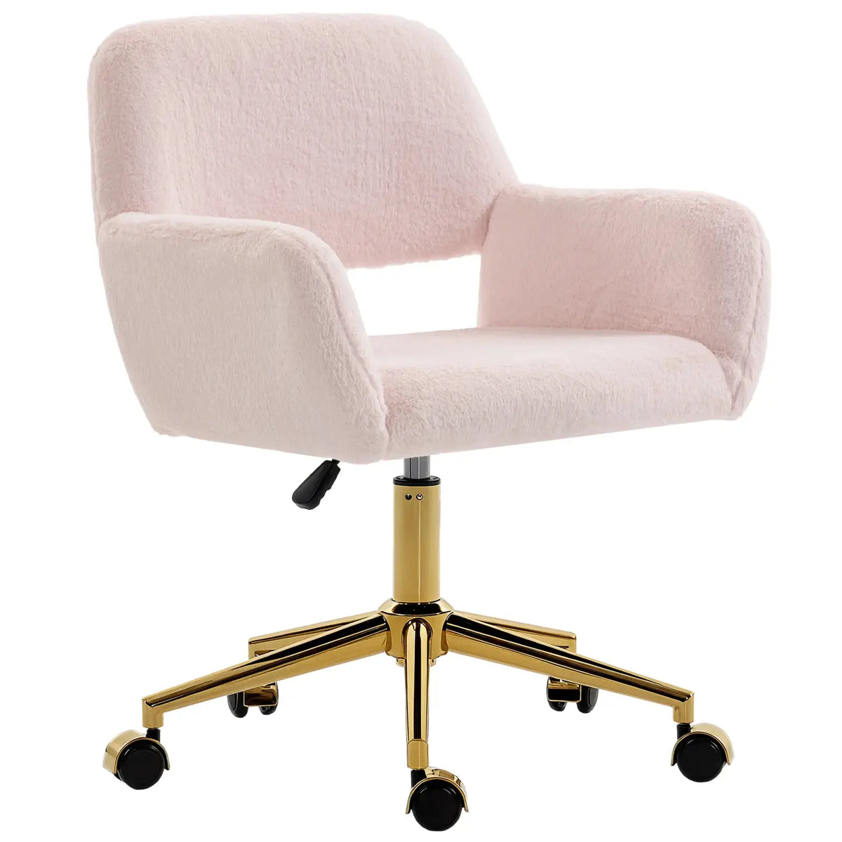 HOMCOM Faux Fur Rabbit Chair - Light Pink - from HOMCOM
