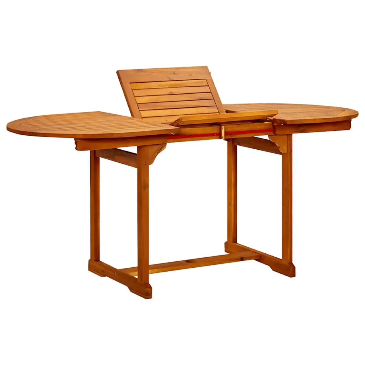vidaXL vidaXL Garden Dining Table (120-170)x80x75 cm Solid Acacia Wood - Garden Table