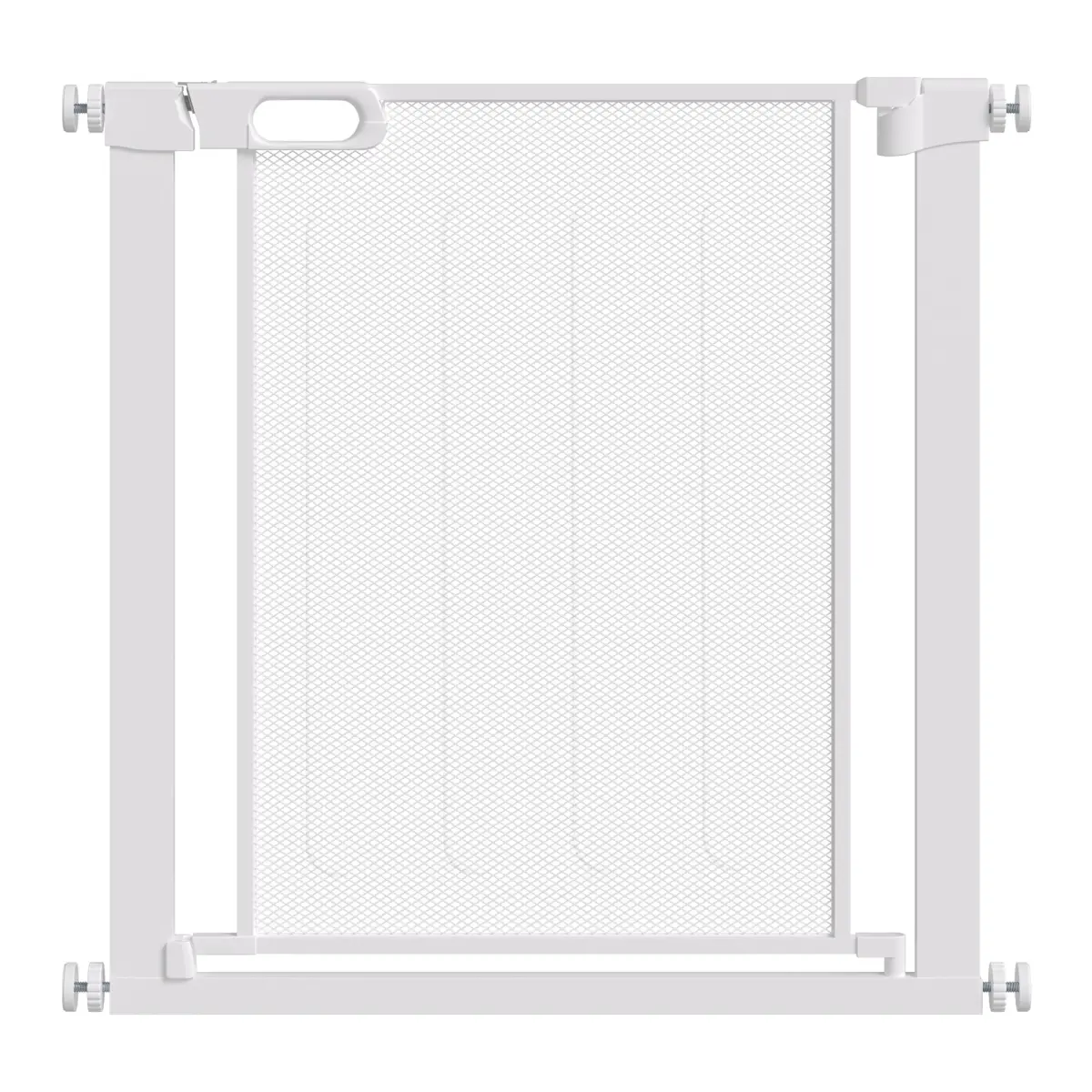 Pressure Fit Safety Gate for Stairs w/ Auto Close 75-82 cm - White Pawhut - Pet Gate