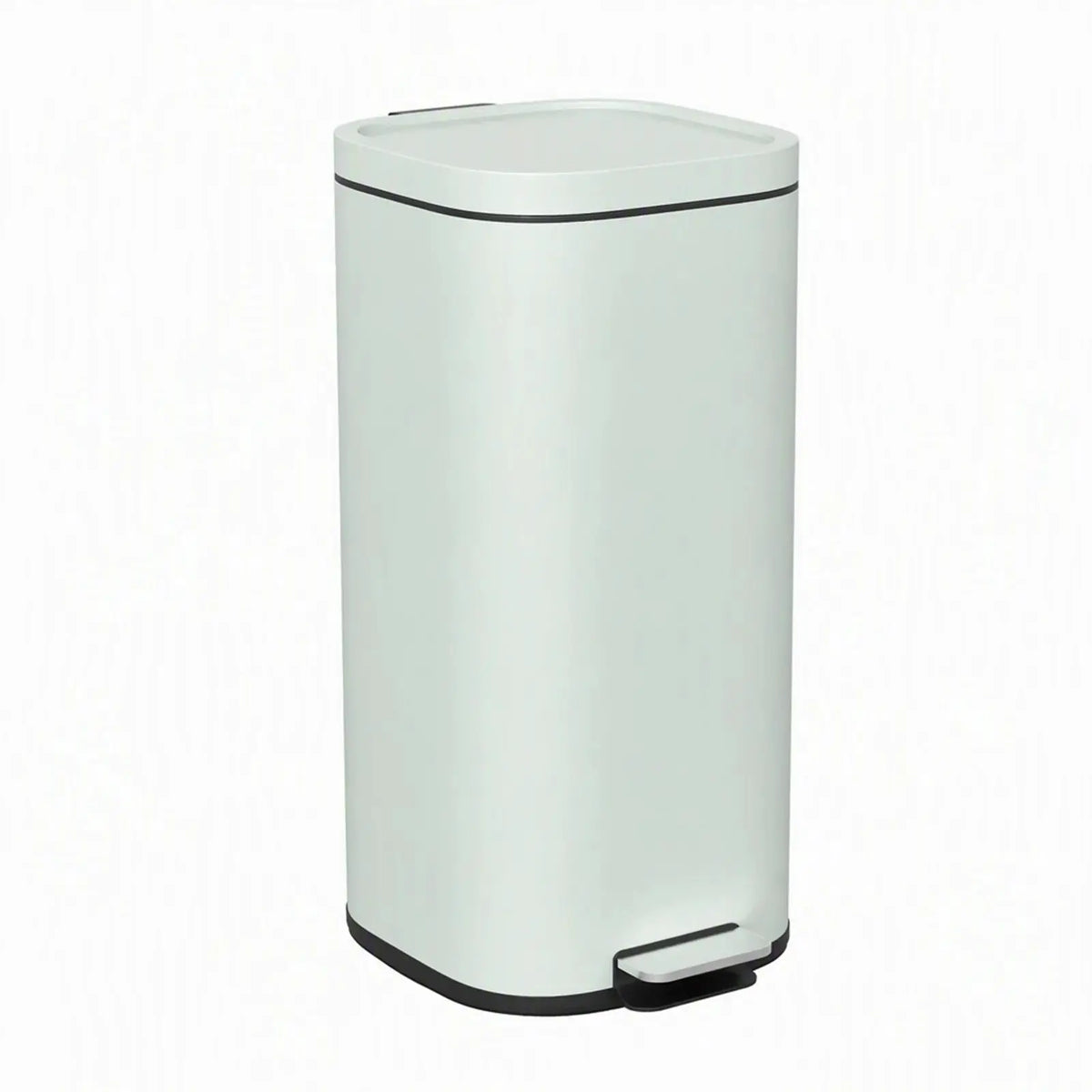 HOMCOM 30L Kitchen Bin, Compact Pedal Bin with Soft-Close and Stay-Open Lid, Removable Bucket for Kitchen, Home, Office, Green - from HOMCOM