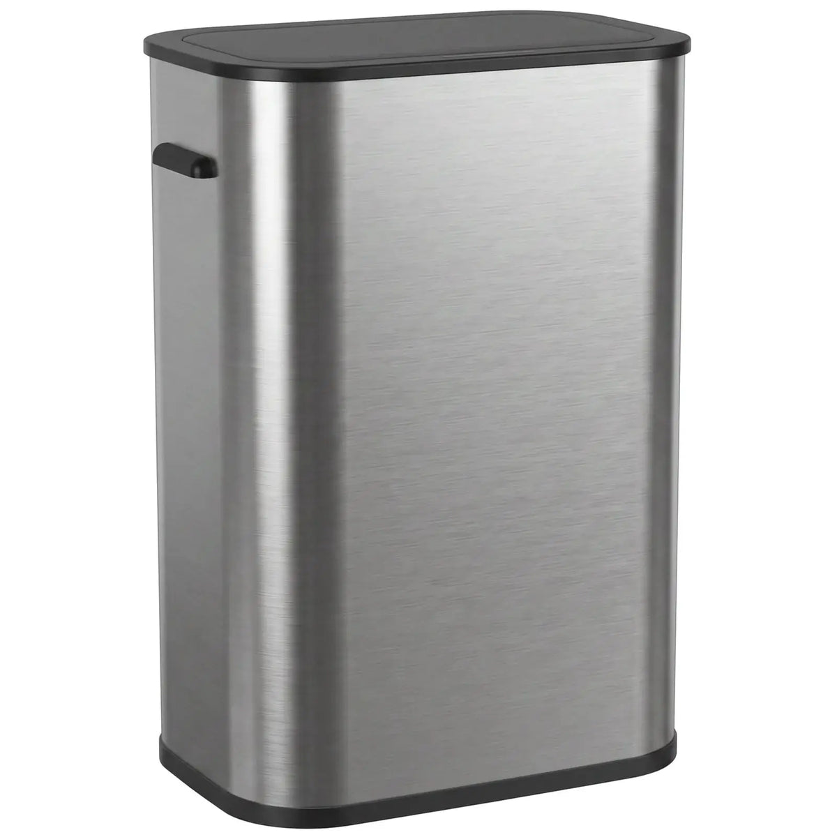 HOMCOM 55L Sensor Bin for Kitchen, Touchless Automatic Waste Rubbish Bin, Stainless Steel, Battery Operated, Silver Tone - from HOMCOM
