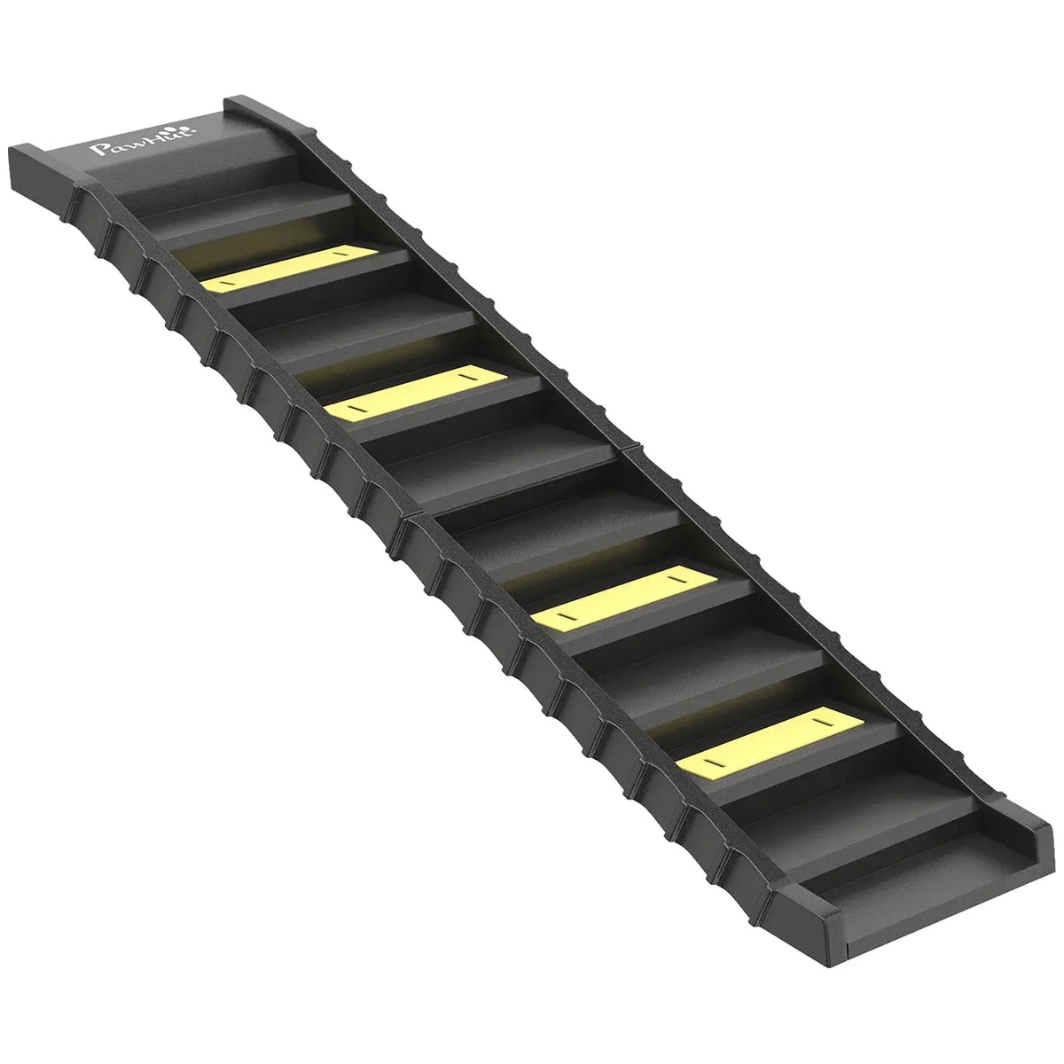 PawHut Dog Car Ramp with Anti-Slip Steps, 10-Steps Pet Stairs for Pets to Access Cars and High Beds, Black - from PawHut