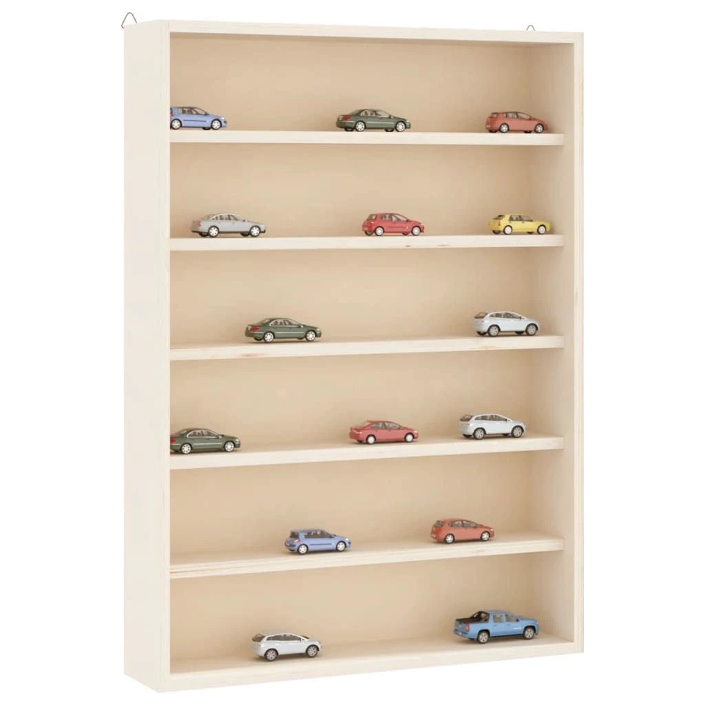 vidaXL vidaXL Wall Display Cabinet with 6 Shelves 40x8.5x55 cm - Display Cabinet