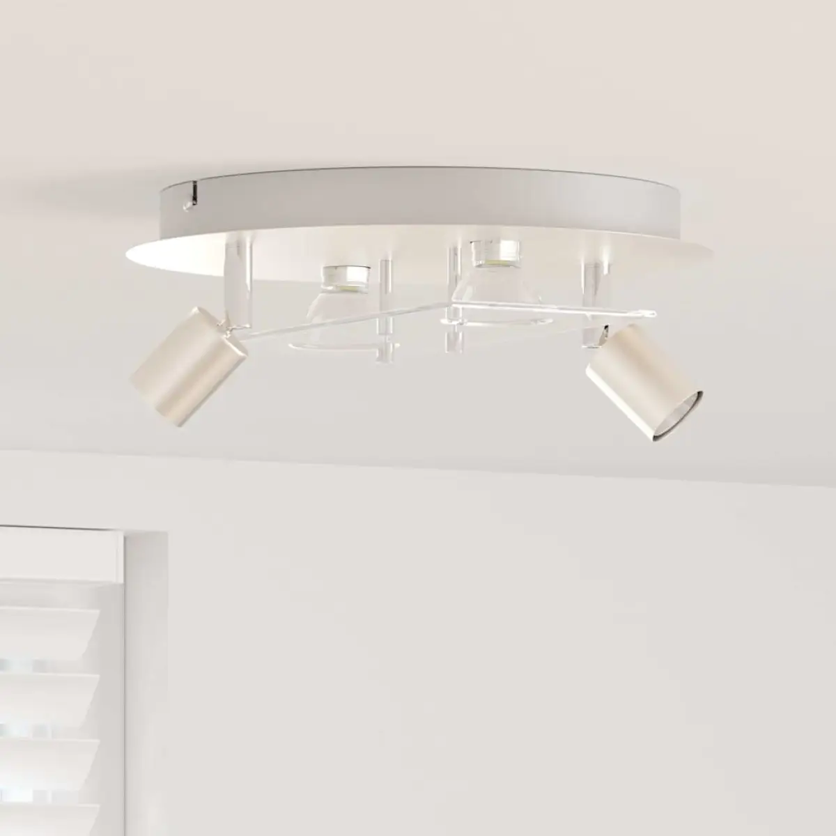 vidaXL vidaXL Ceiling Spotlight Nickel 29 x 29 x 11 cm Steel and Glass - Spotlight