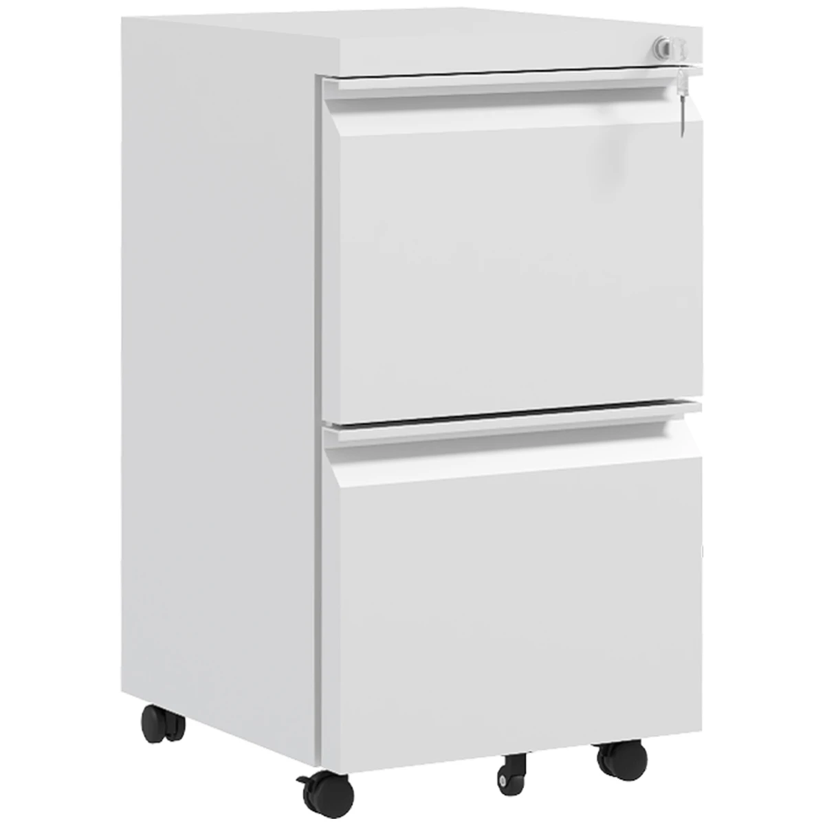 Vinsetto Steel File Cabinet Locking With Adjustable Hanging Bar For Letter A4 Legal Office Use by Vinsetto