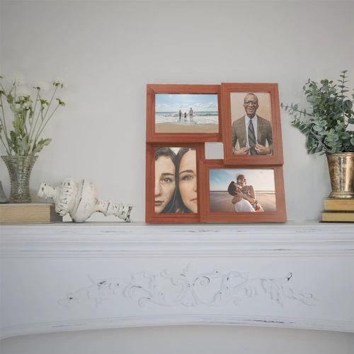 Maison & White Multi Picture Aperture 6" x 4" Photo Frame Wood | M&W - Photo Frame