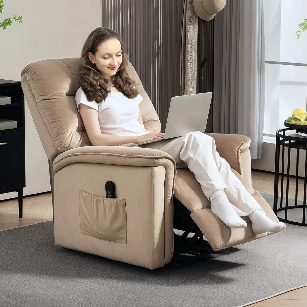 HOMCOM Power Lift Recliner Chair for Elderly w/ Remote Control by HOMCOM