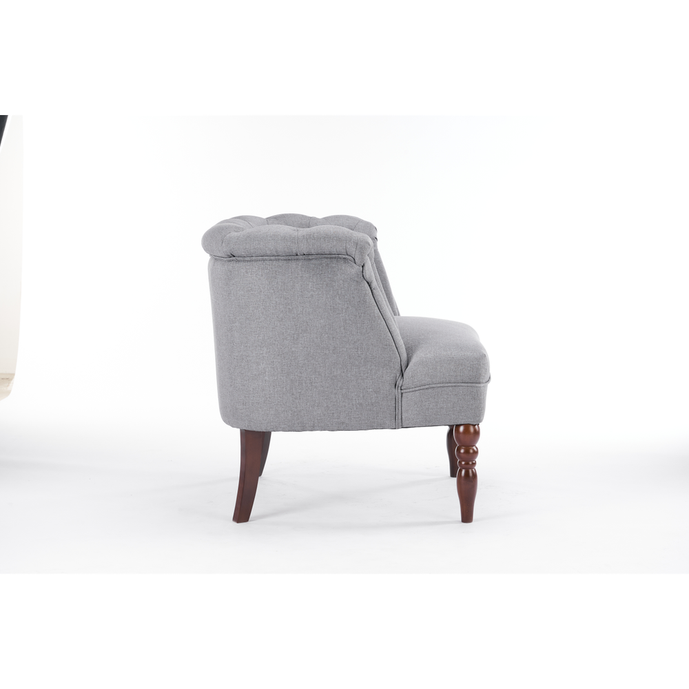 77CM GREY LINEN ARM CHAIR by MSL