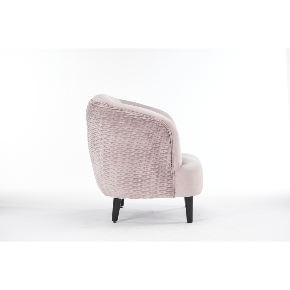 77CM GREY VELVET ARM CHAIR by MSL
