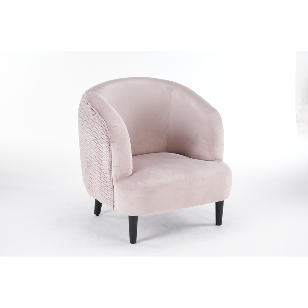 77CM GREY VELVET ARM CHAIR by MSL