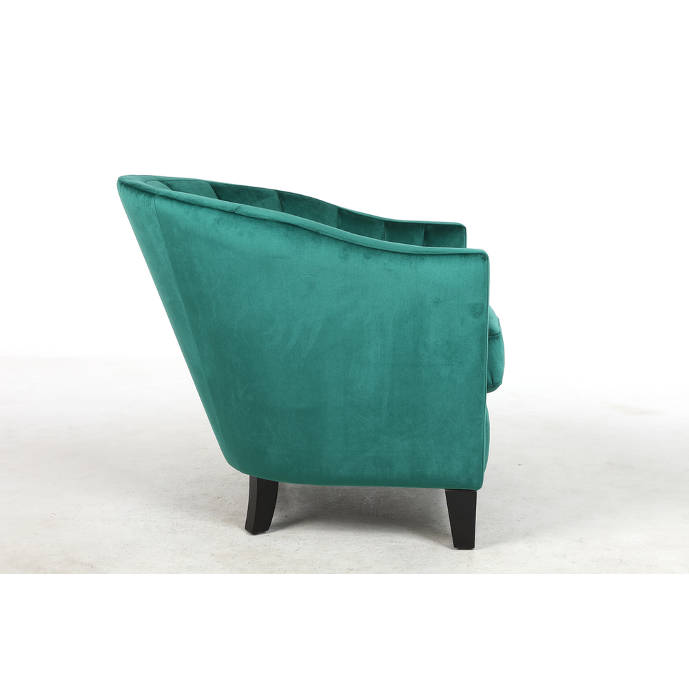 80CM SEAGRASS COLOUR VELVET ARMCHAIR by MSL