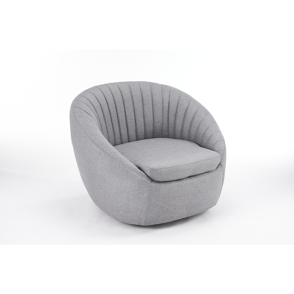 86CM GREY VELVET ARM CHAIR by MSL