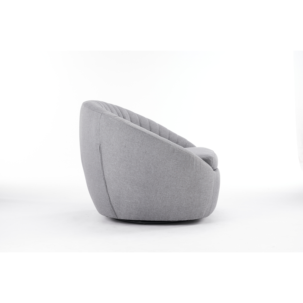 86CM GREY VELVET ARM CHAIR by MSL