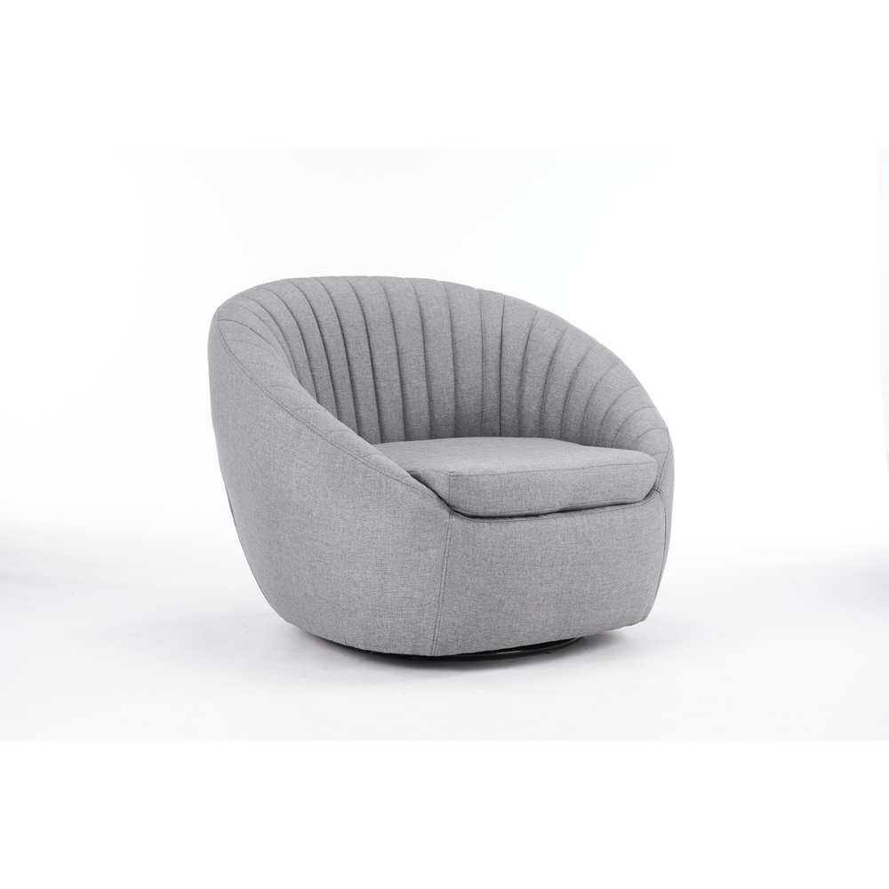 86CM GREY VELVET ARM CHAIR by MSL