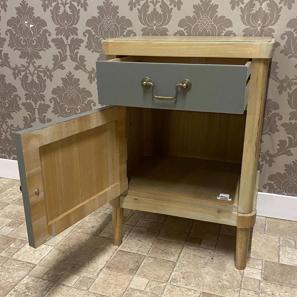 65cm Wooden Bedside Table by MSL