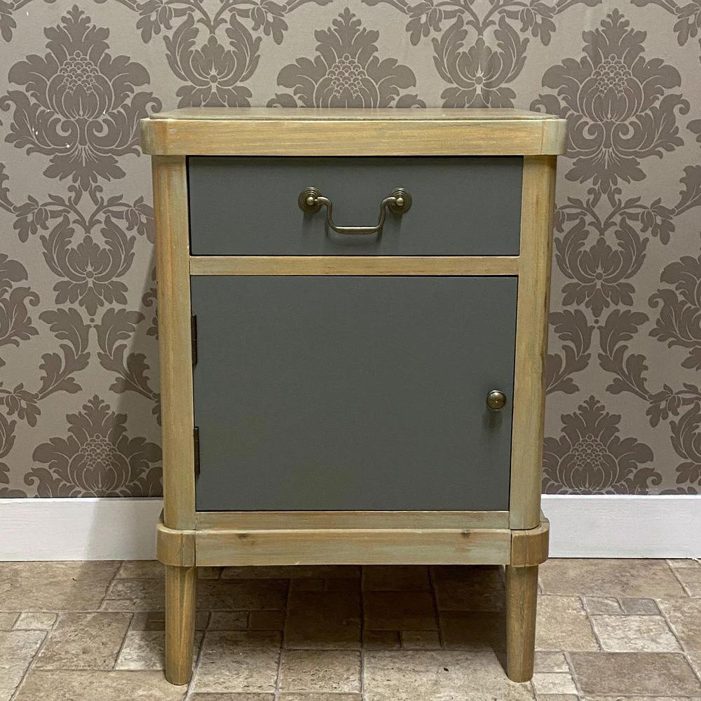 65cm Wooden Bedside Table by MSL