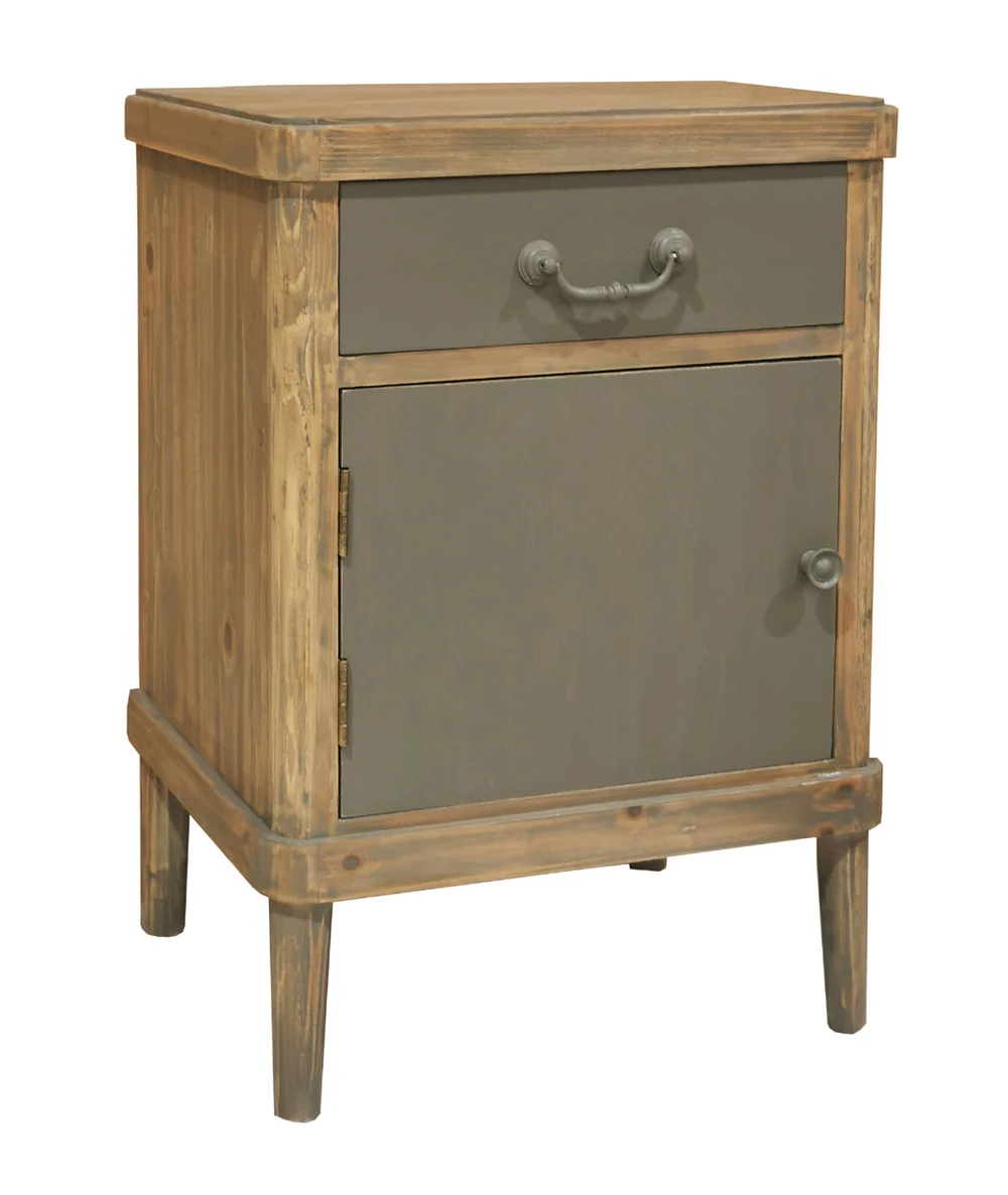 65cm Wooden Bedside Table by MSL
