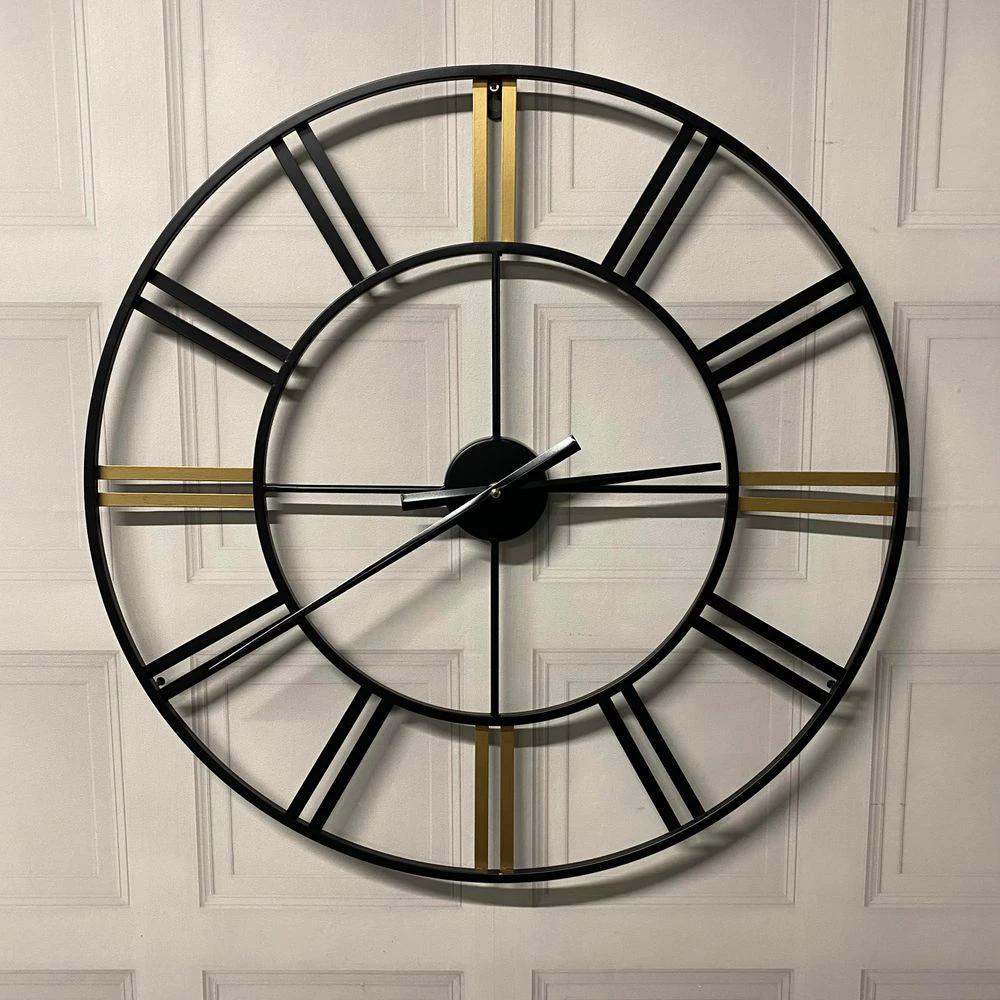 MSL Black 60cm Wall Clock - Uncategorized Clock