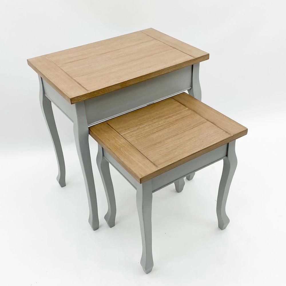 65/50cm Wooden Set 2 Nest of Tables by MSL