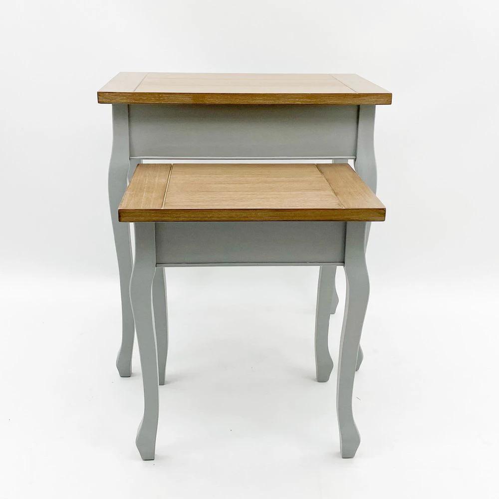 65/50cm Wooden Set 2 Nest of Tables by MSL