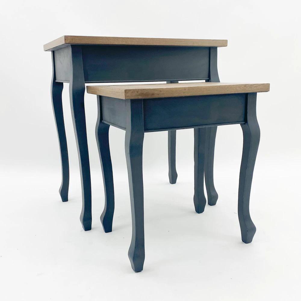 MSL 65/50CM WOODENSET 2 NEST OF TABLES - Uncategorized Nest of Tables