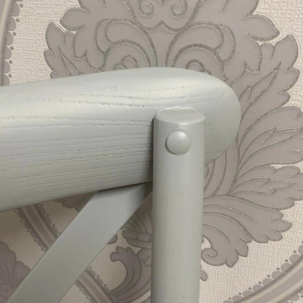 GREY FRENCH CROSS BACK CHAIR by MSL