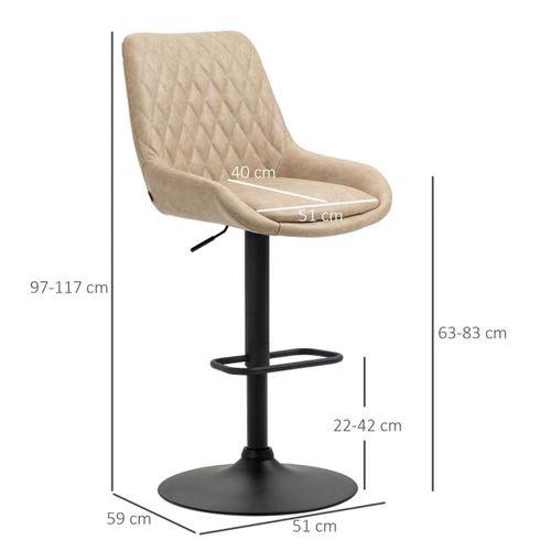 N/A Bar Stools/Dining Chair/Office Chair Light Khaki, Black - Bar Stool