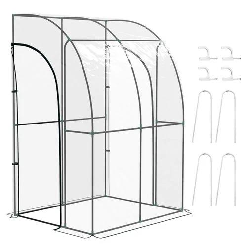 Walk-In Lean to Wall Tunnel Greenhouse by N/A