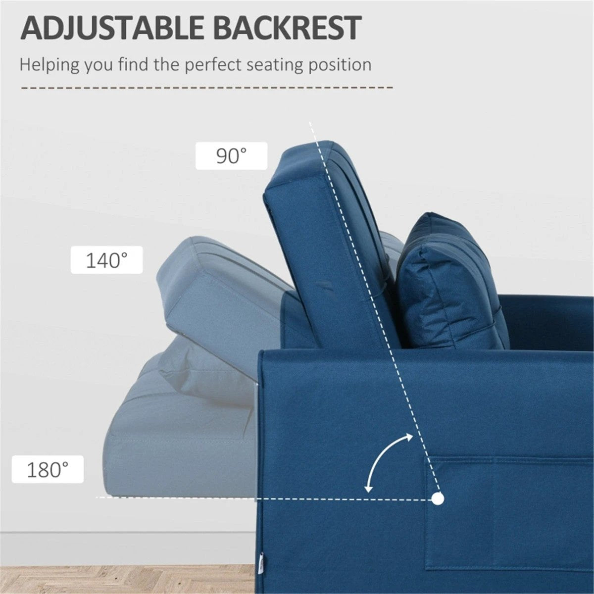 N/A Sofa Chair /Single sofa bed Blue - Sofa Bed