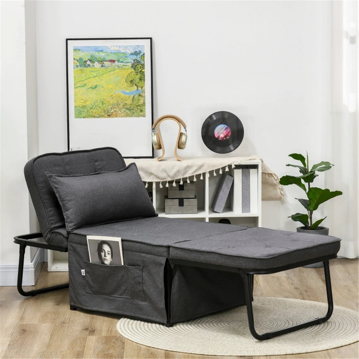 N/A Sofa Chair /Single sofa bed Grey - Sofa Bed