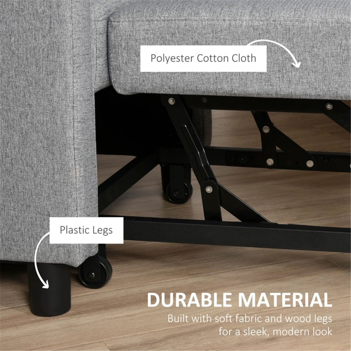 Sofa Chair /Single sofa bed Grey by N/A