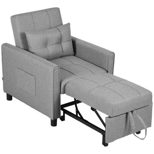 N/A Sofa Chair /Single sofa bed Light Grey - Sofa Bed