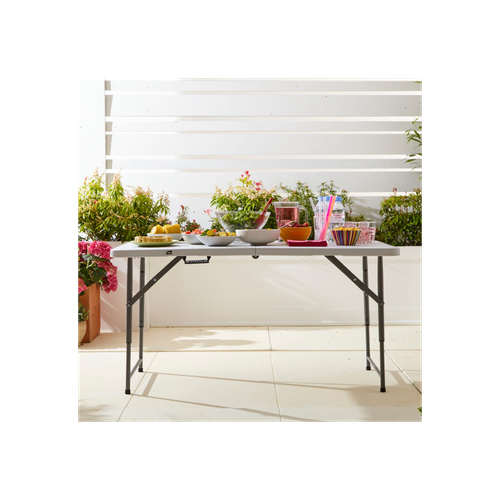 Neo Neo Folding Picnic Table Portable 4FT Extendable Height - Picnic Tables