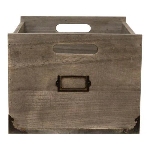 Order Notifications Wooden Office Storage Box, 26x32x20cm. - Office Storage