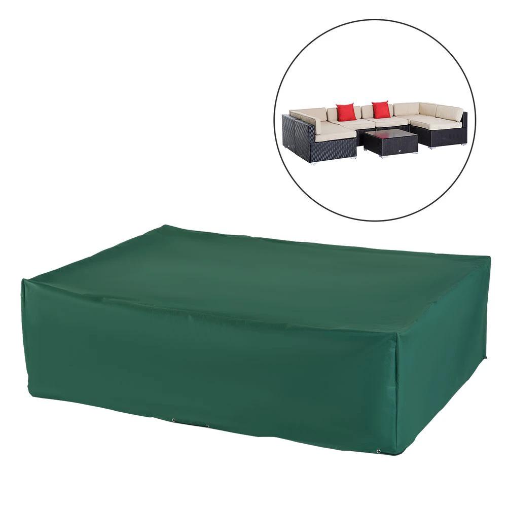 Furniture Cover, 222Lx155Wx67H cm-Green by Outsunny