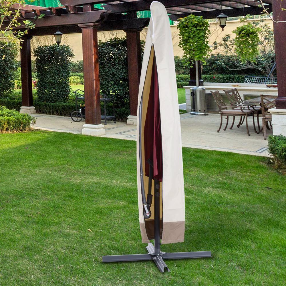 Outsunny Outdoor Parasol Cover Umbrella Garden Furniture Protection Wind Rain - Uncategorized Cover