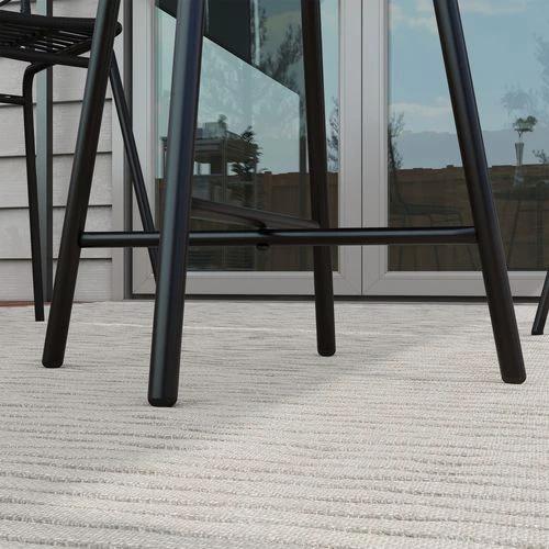 Outsunny Outsunny PE Rattan Side Table for Indoor, Outdoor, Balcony, Patio, Grey -