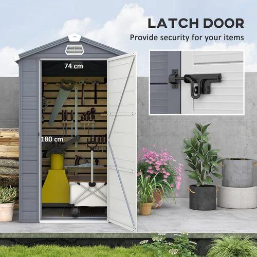 Outsunny Garden Shed Storage with Foundation Kit and Vents by Outsunny