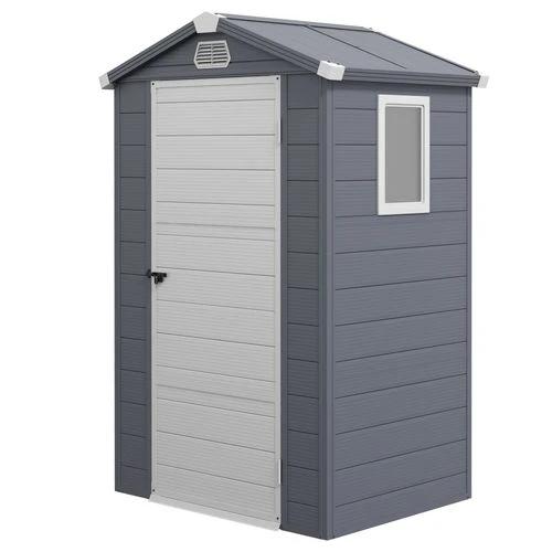 Outsunny Garden Shed Storage with Foundation Kit and Vents by Outsunny