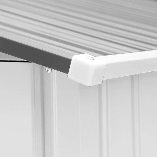 Outsunny Garden Shed Storage Large Yard Store Sliding Door Metal Roof Tool Box Silver - Garden Shed
