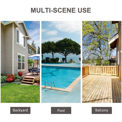 Outsunny Outsunny 2 Seater Rattan Sofa Furniture Set W/Cushions, Steel Frame-Grey - Uncategorized Garden Sofa Sets