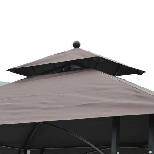 2.5x1.5m BBQ Tent Canopy Patio Outdoor Awning Gazebo Party Sun Shelter by Outsunny