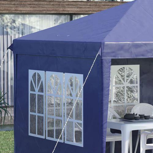 Outsunny 3 x 6m Heavy Duty Gazebo Marquee Party Tent with Storage Bag Blue - Gazebos