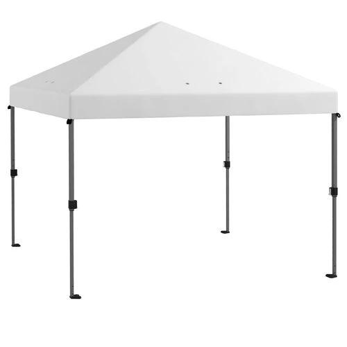 Outsunny Outsunny 3 x 3(m) Pop Up Gazebo, Instant Shelter with 1-Button Push, White - Gazebos