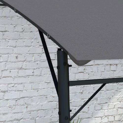 Outsunny Outsunny 3 x 4m Metal Pergola, Outdoor Gazebo UV-Resistant Sun Shade Shelter - Gazebos