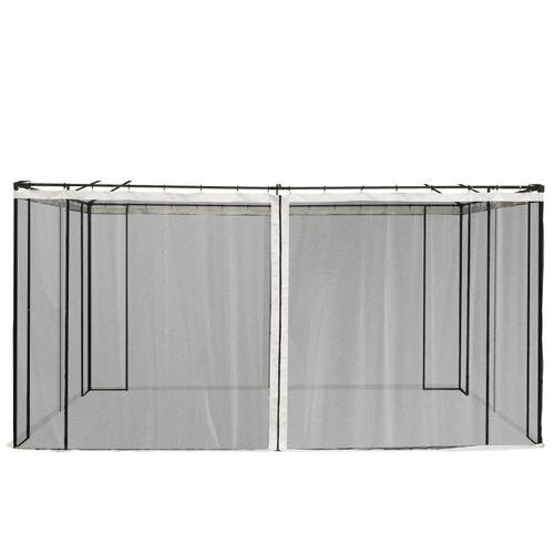 Outsunny 352 x 207cm Universal Replacement Gazebo Mesh Netting Screen Walls by Outsunny