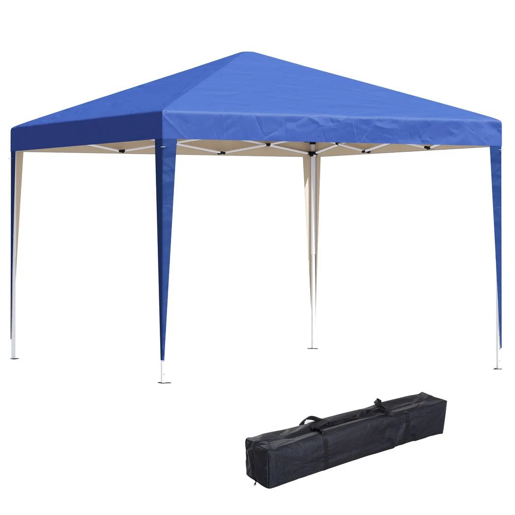 Outsunny 3x3m Garden Pop Up Gazebo Marquee Party Tent Wedding Canopy UV Protection - Gazebos